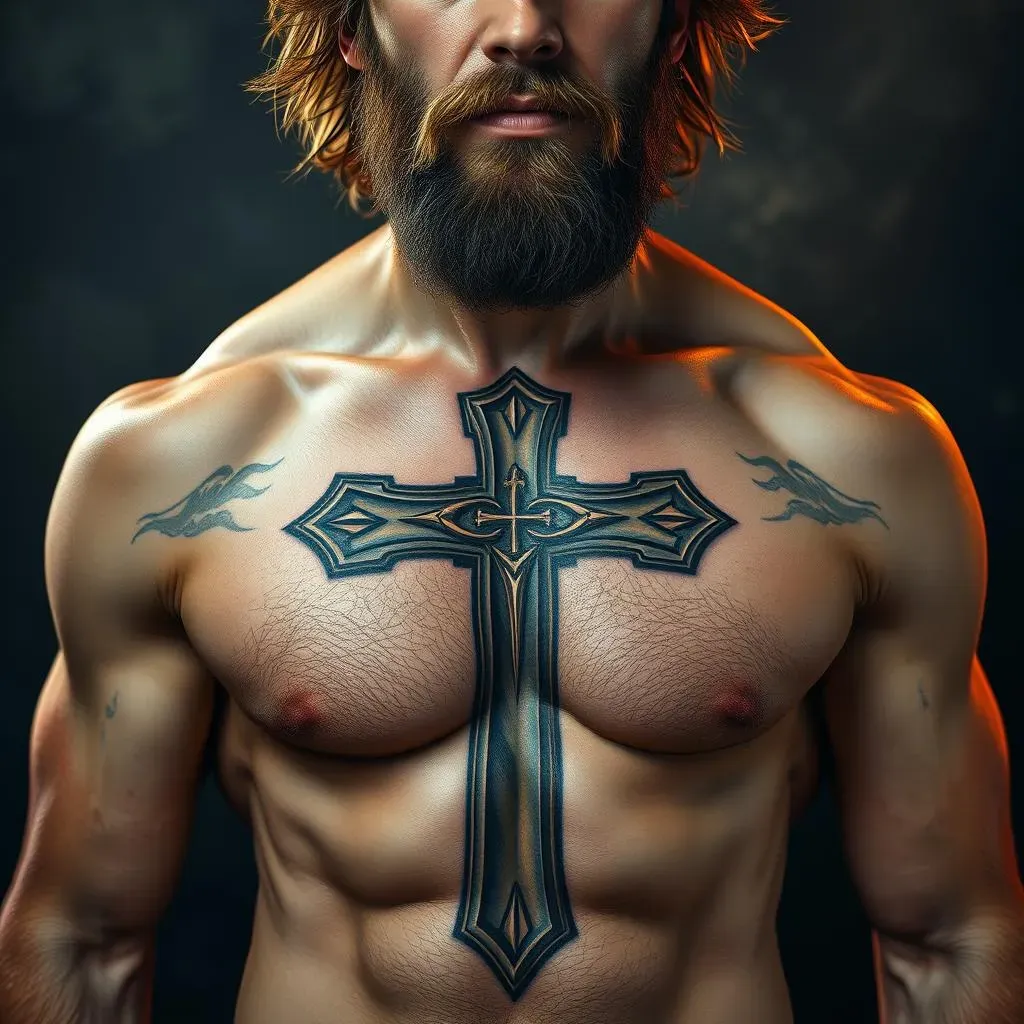 Amazing 3D Cross Tattoos for Men: Discover Bold Designs