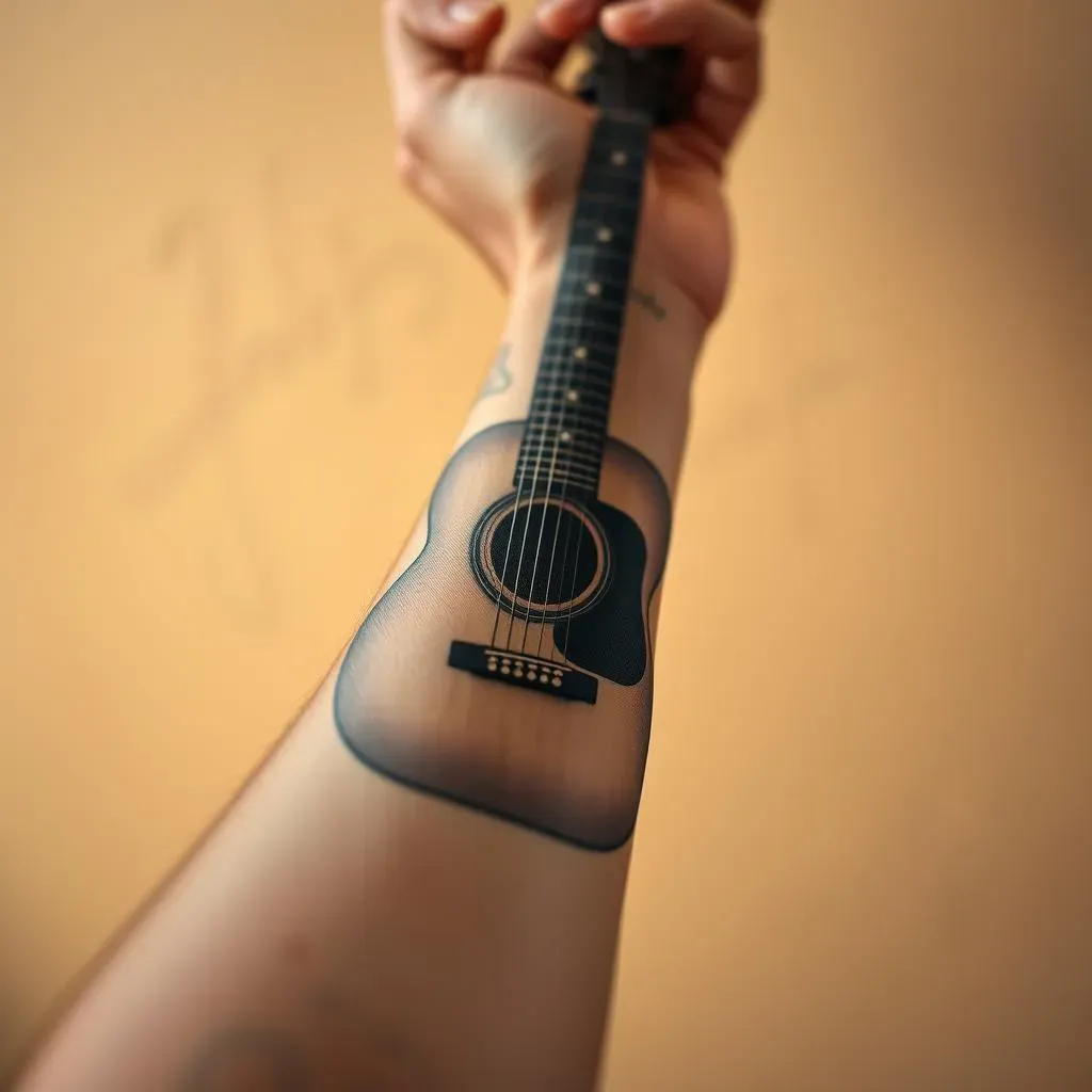 Acoustic Guitar Tattoo Designs: Classic Sounds, Timeless Ink