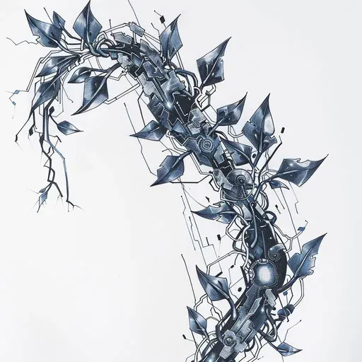 Adding Flowers and Elements to Your Vine Tattoo Designs