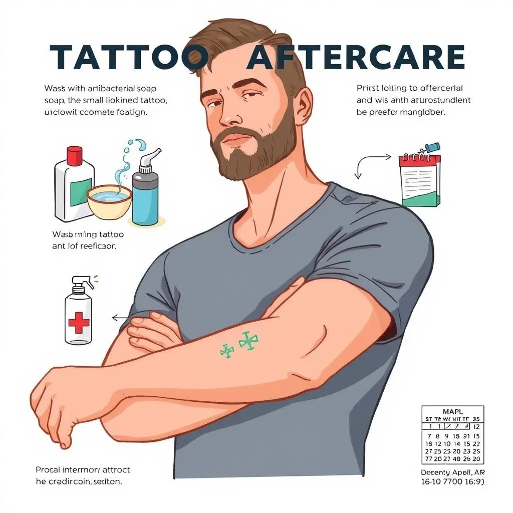 Aftercare and Choosing the Right Artist: Ensuring Your Cool Small Tattoos for Men Last