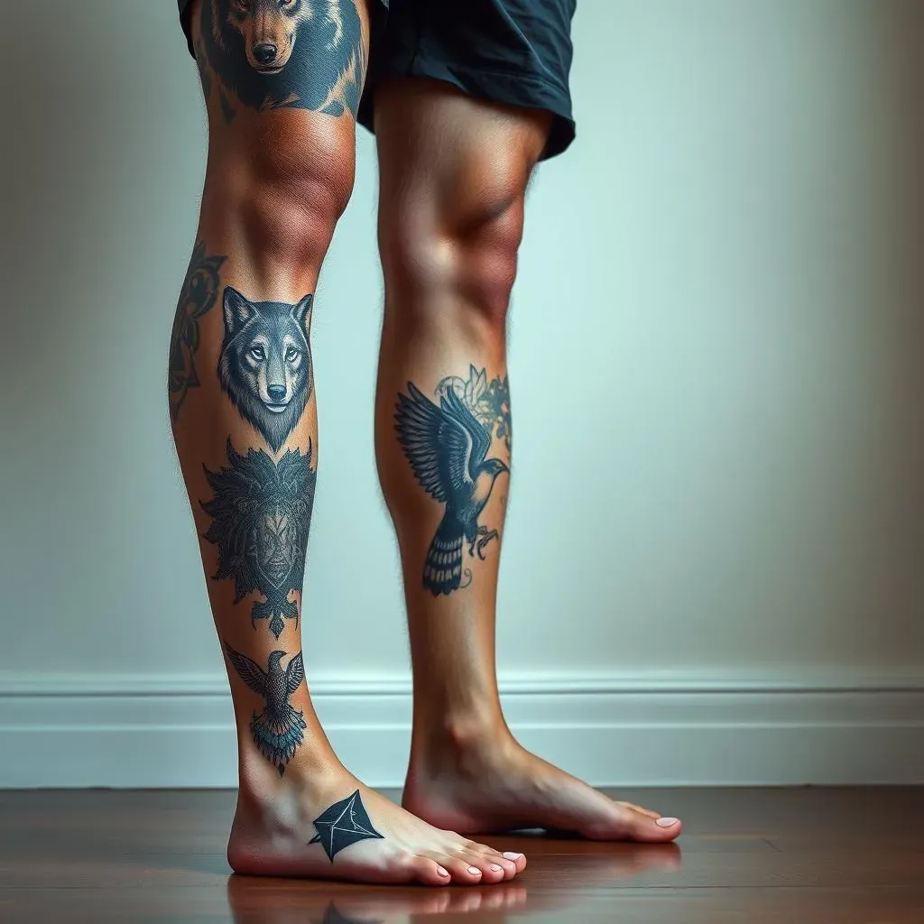 Animal Leg Tattoo Placement & Design Ideas for Men