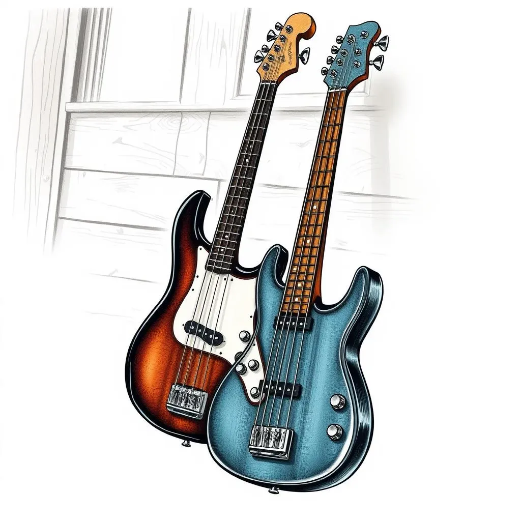 Bass Guitar Tattoo Designs: Lay Down the Low End in Ink