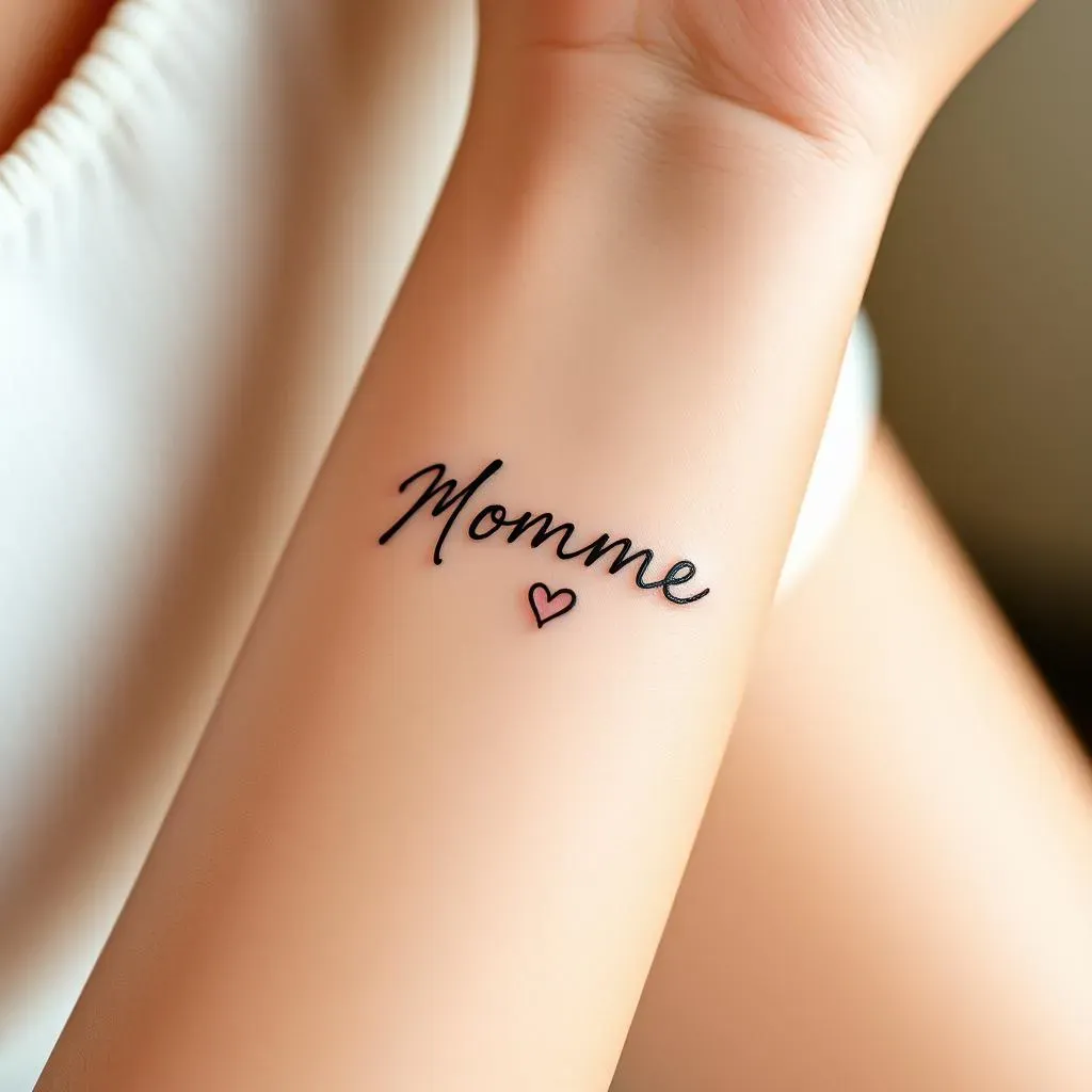 Best Small Tattoo Ideas for Men Featuring Wife's Name