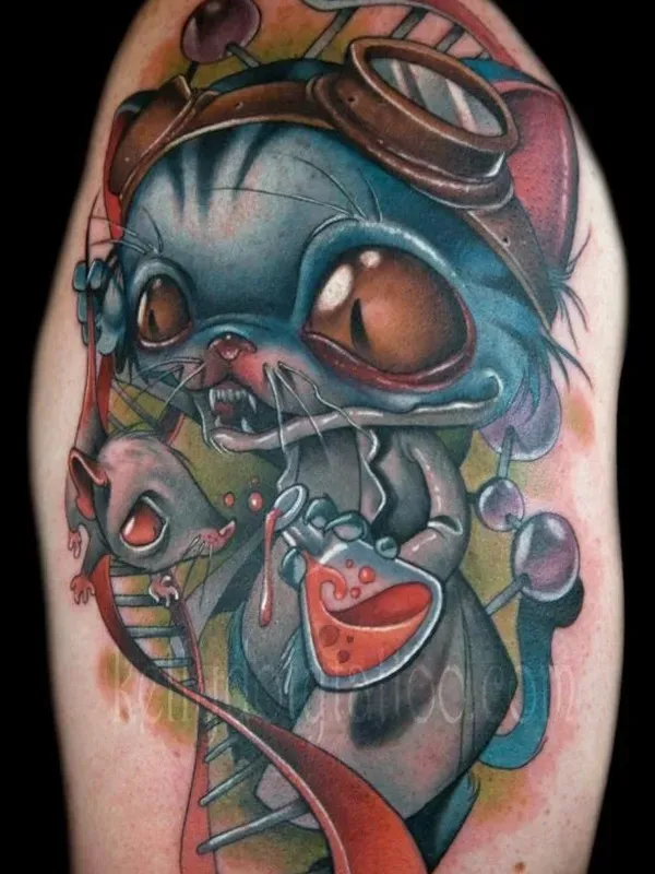 Beyond Cartoons: Why New School Tattoo Designs Pop