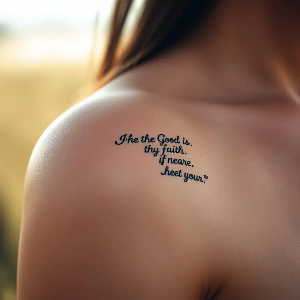 Biblical Verses and Quotes as Christian Tattoos