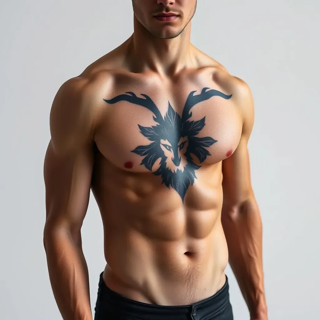 Ultimate Black & Grey Chest Tattoos for Men