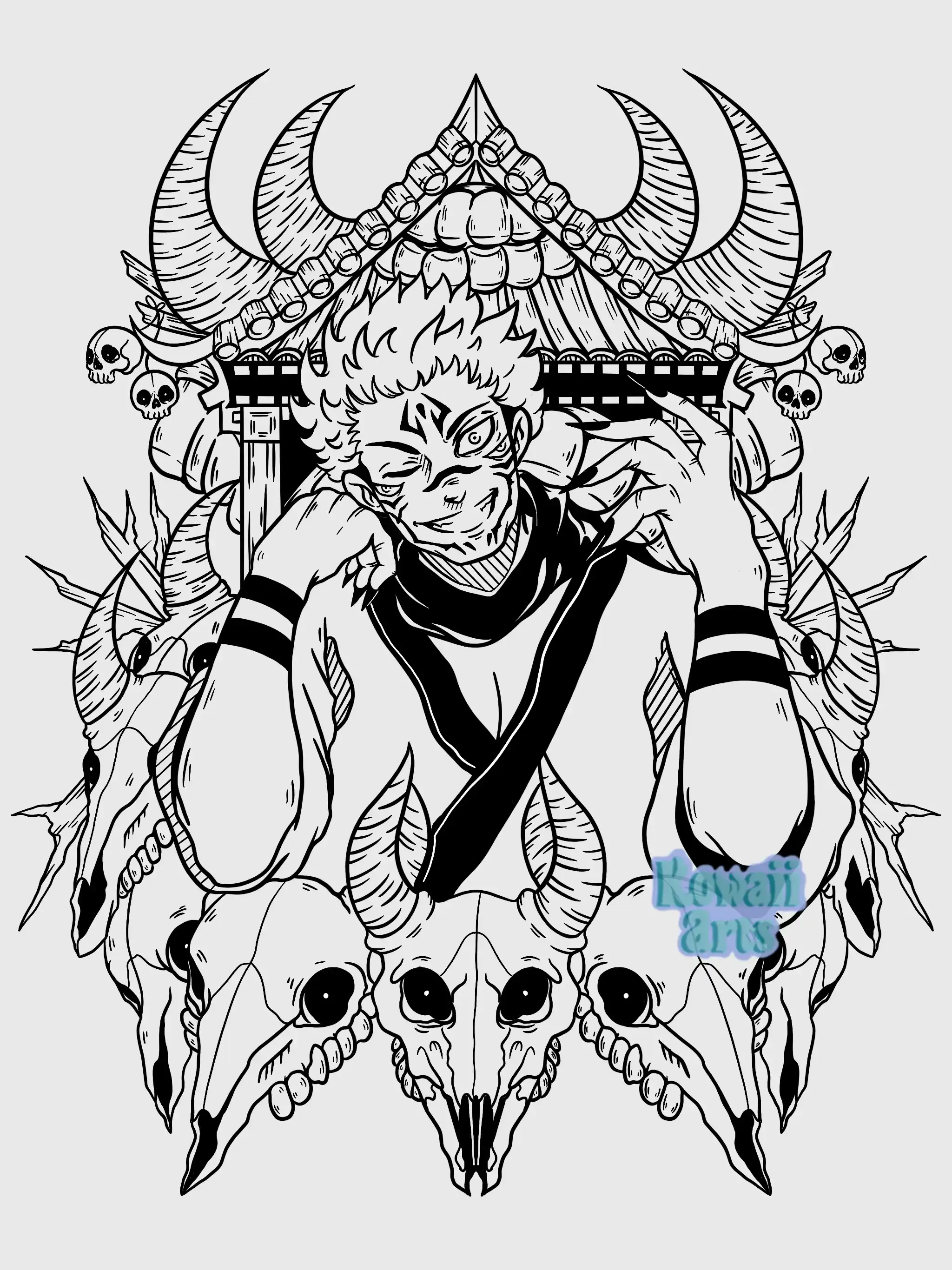 Bringing Characters to Life: Jujutsu Kaisen Tattoo Designs