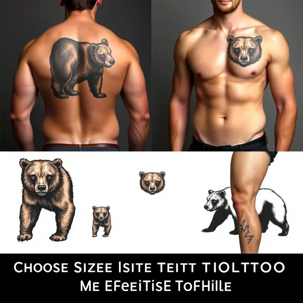 Choosing the Perfect Bear Tattoo Placement for Men