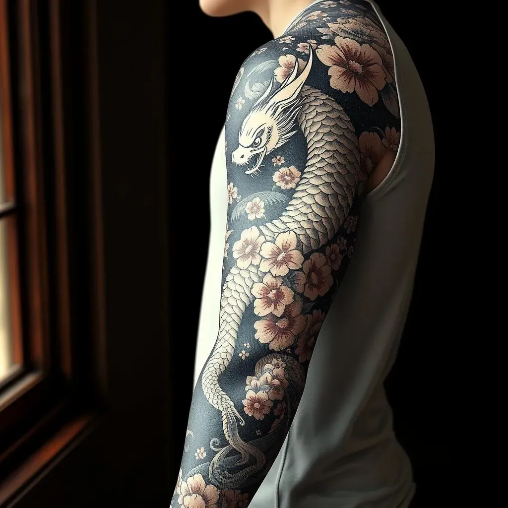 Choosing the Perfect Japanese Sleeve Tattoo Design for Men