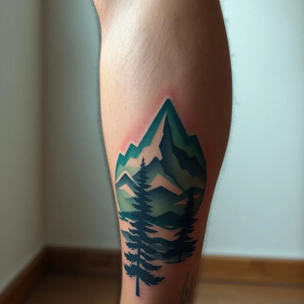 Choosing the Perfect Nature Leg Tattoo Design for Men