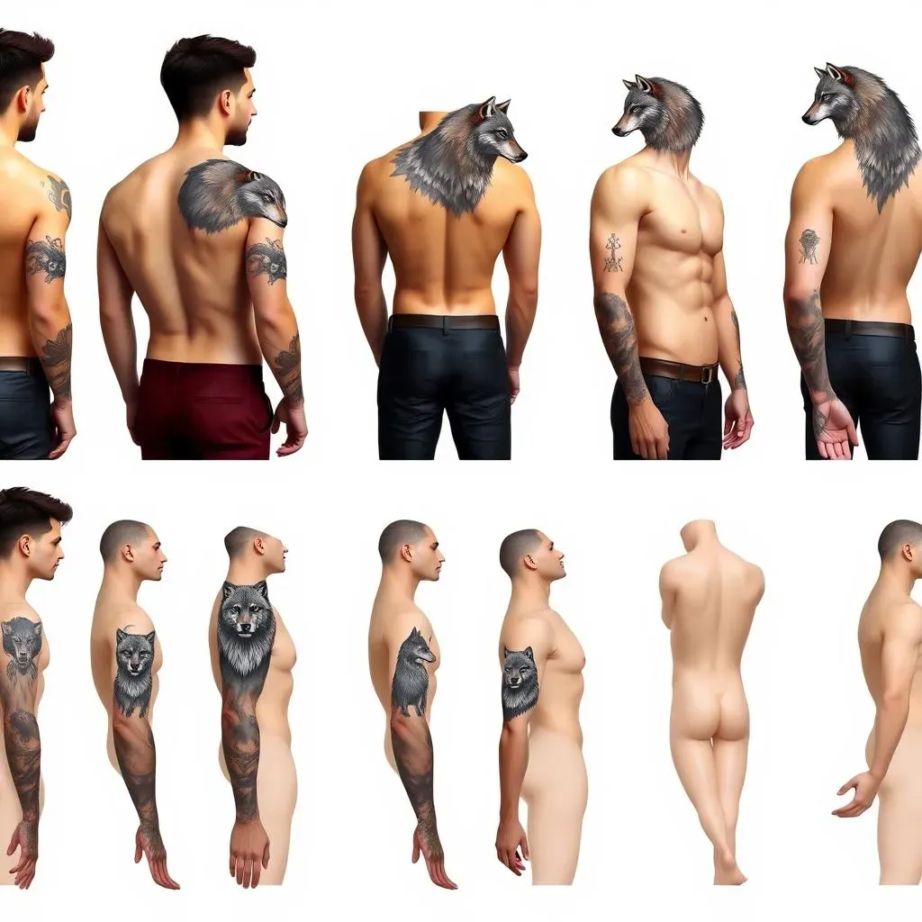 Choosing the Perfect Placement for Your Wolf Tattoo