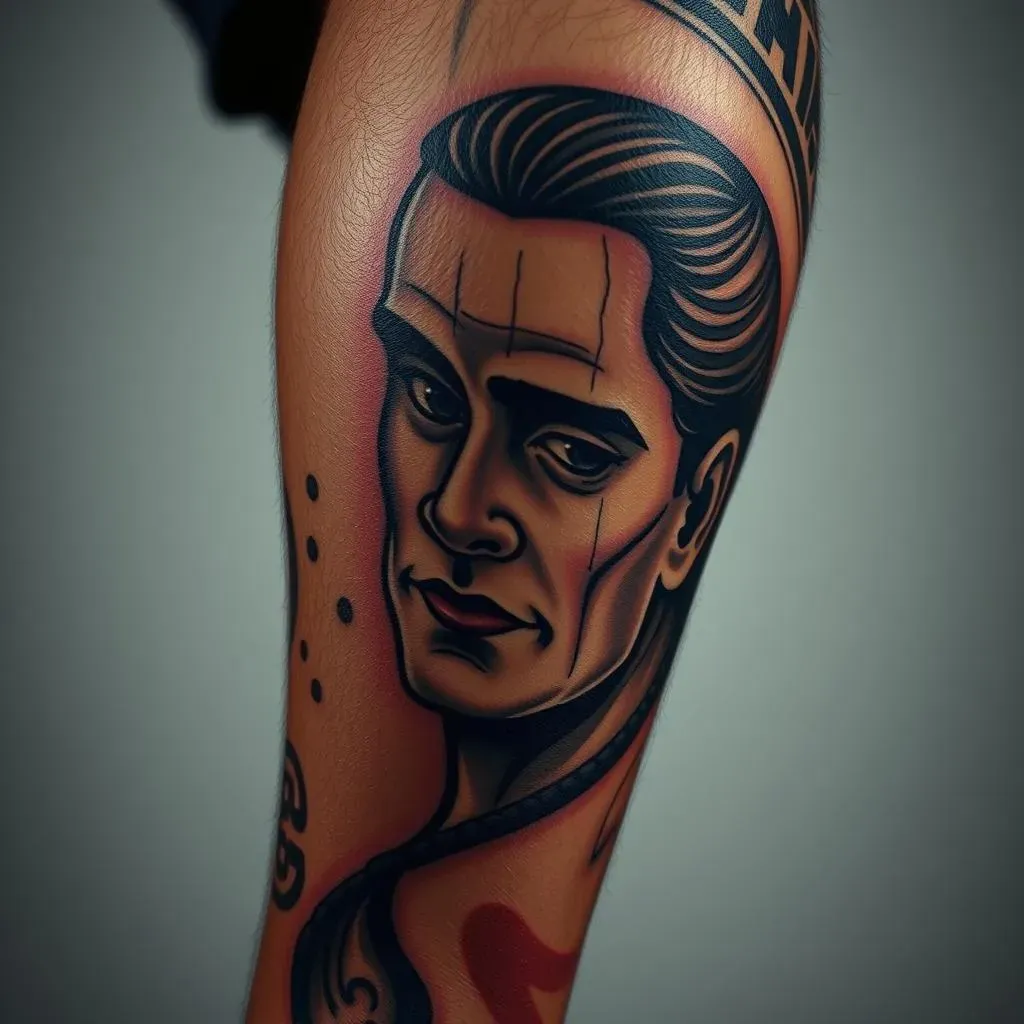 Choosing the Perfect Portrait Leg Tattoo Design for Men