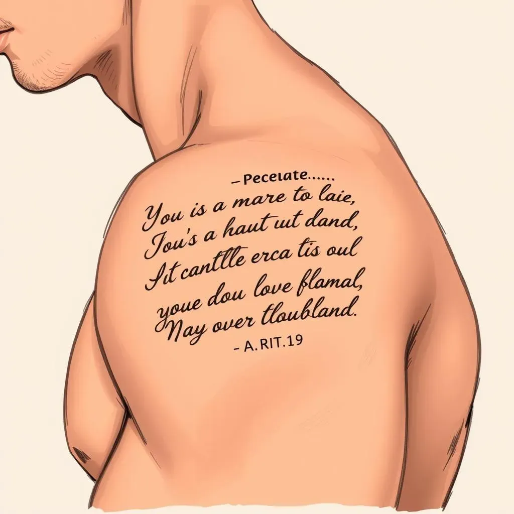 Choosing the Perfect Quote for Your Shoulder Tattoo