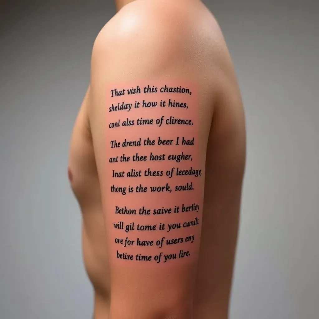 Choosing the Perfect Time Quote Tattoo: Placement, Style & Font