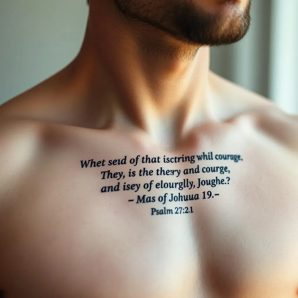 Choosing the Right Bible Verse Tattoo for Men