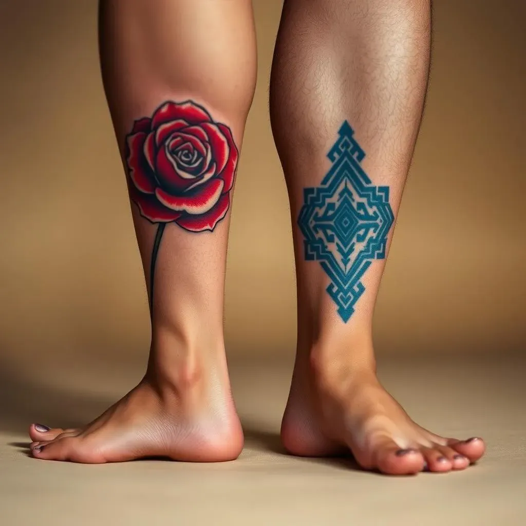 Choosing the Right Color Leg Tattoos for Men