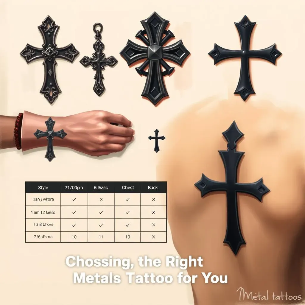 Choosing the Right Metal Cross Tattoo for You