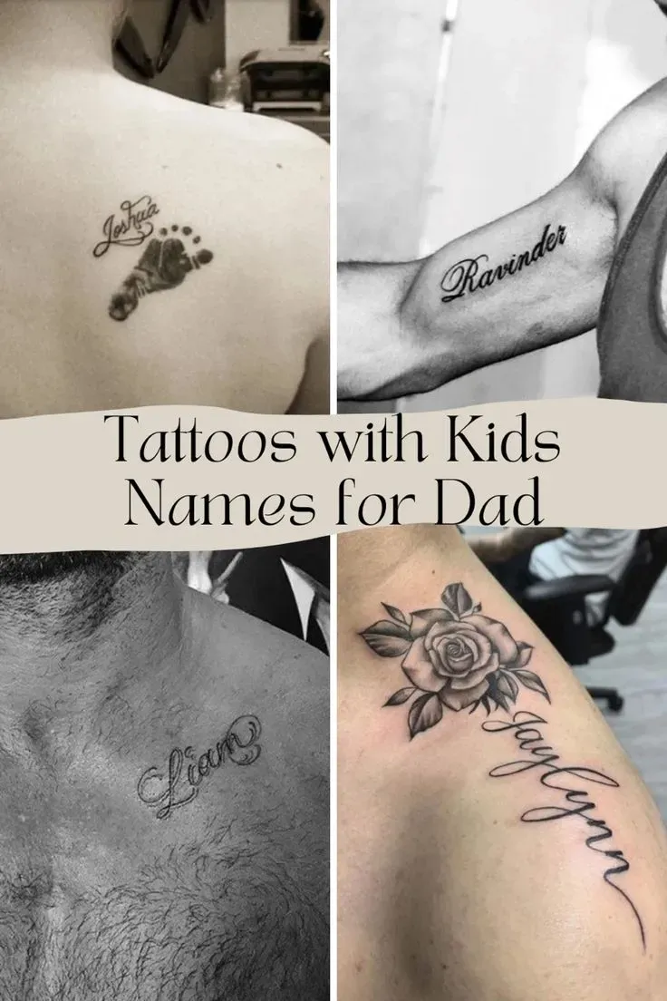 Choosing the Right Spot for Kids Name Tattoos