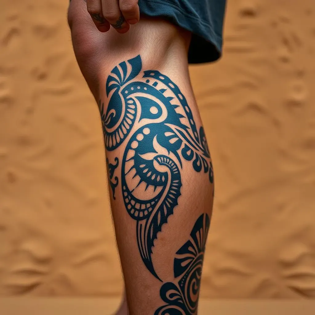 Choosing the Right Tribal Leg Tattoo Design for Men