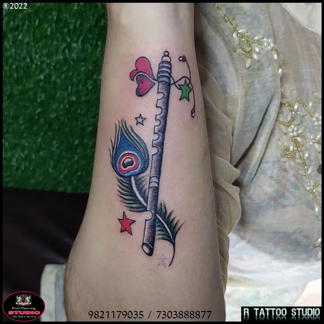 Choosing Your Krishna Bansuri Tattoo Design