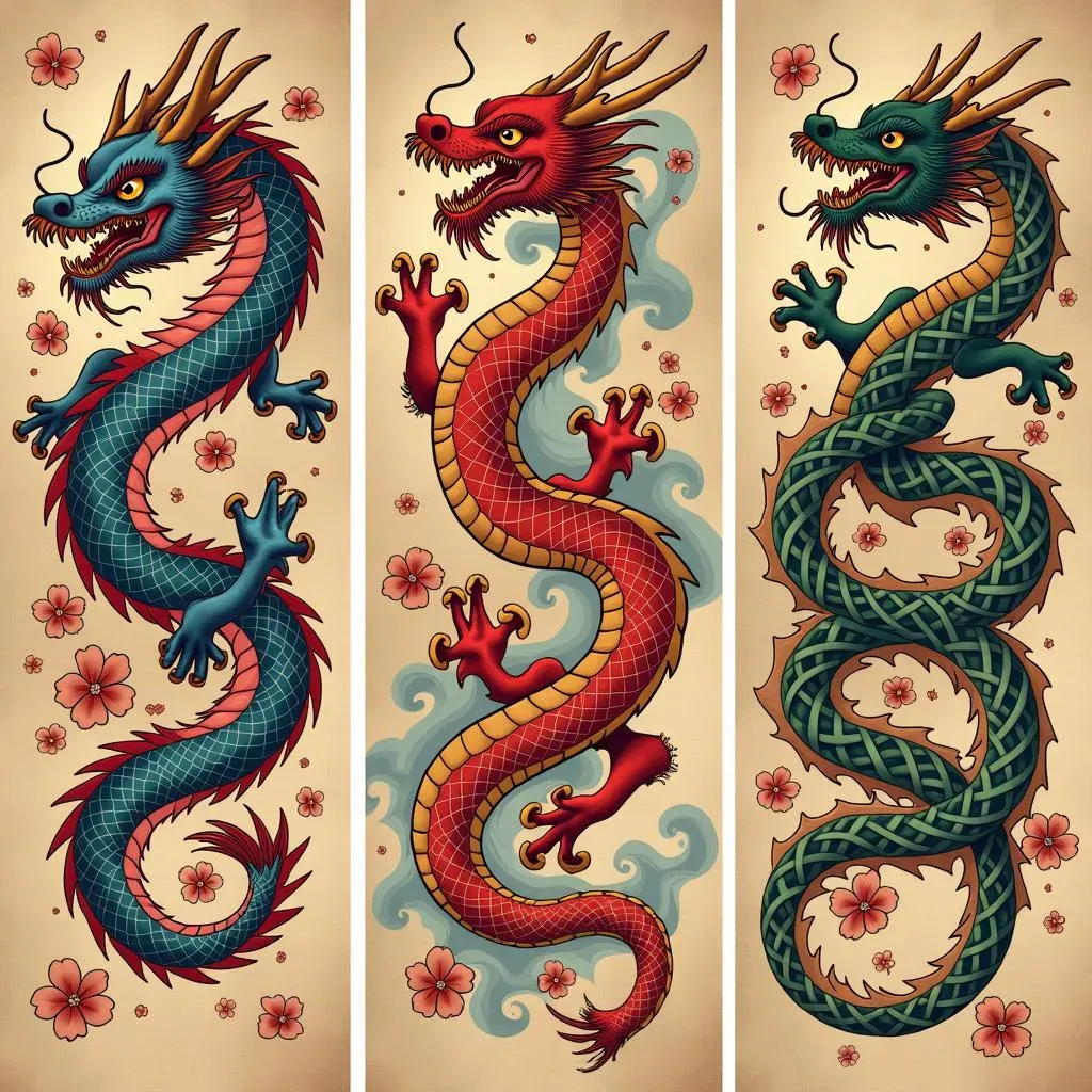 Classic Dragon Tattoo Styles for Men: Japanese, Chinese, and More