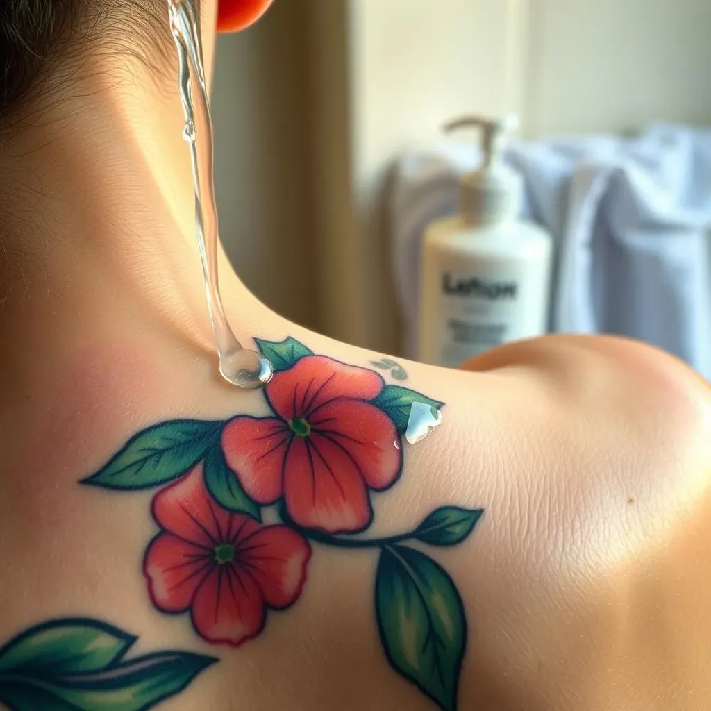 Cleaning and Moisturizing Your Back Tattoo