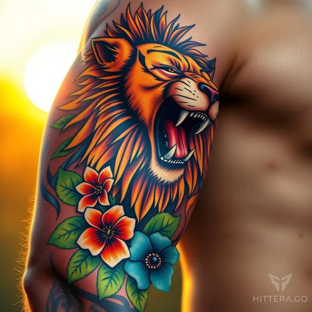 Unleash Your Inner Beast: A Guide to Colorful Animal Tattoos for Men