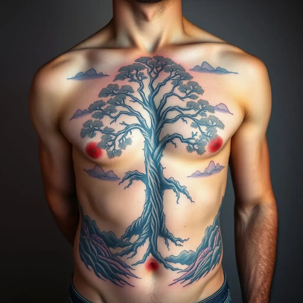 Combining Chest and Stomach Tattoos: Creating a Cohesive Masterpiece