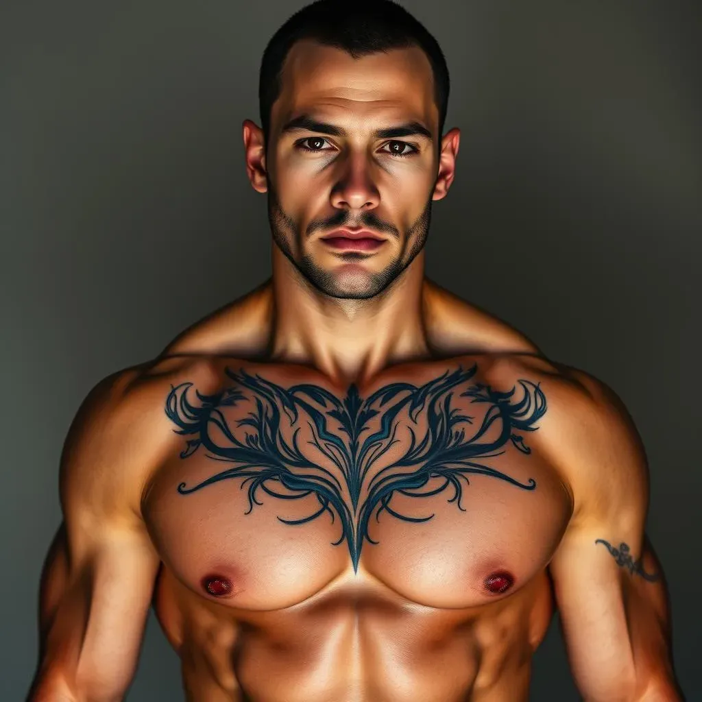 Cool Chest Tattoo Placement and Size Considerations for Men