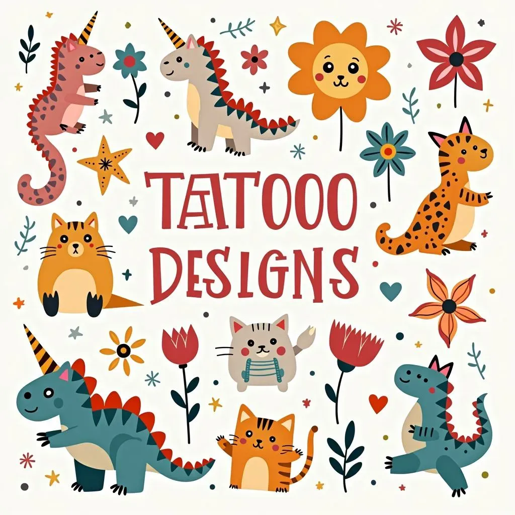 Creative Tattoo Designs Easy for Kids: Themes and Inspiration