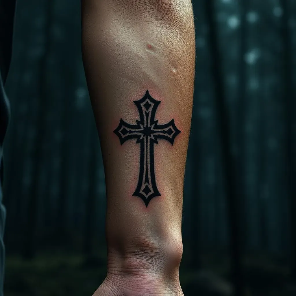 Powerful Cross Tattoos for Men Forearm: Ideas & Inspiration