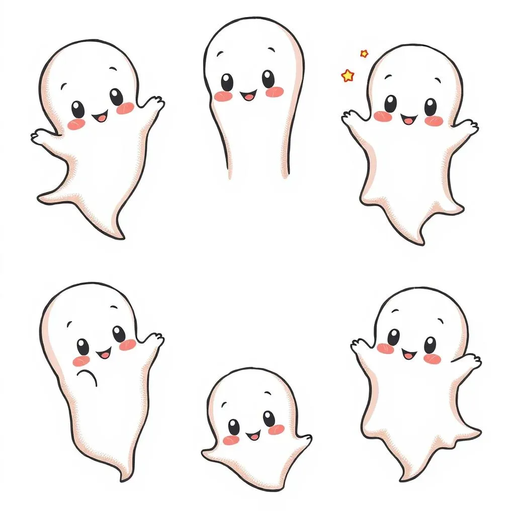 Cute Ghost Tattoo Designs: From Casper to Kawaii
