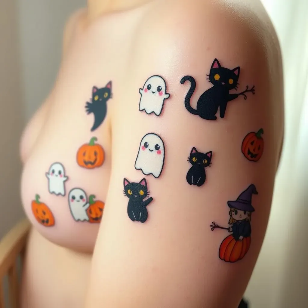 Cute Halloween Tattoo Designs: Spooky & Sweet