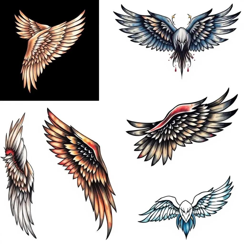 Different Styles of Eagle Wings Tattoo Designs: From Realistic to Abstract