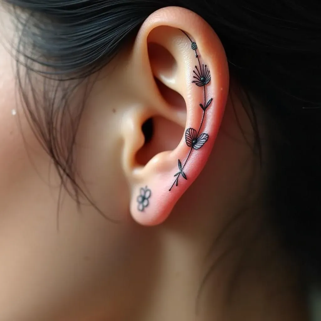 Ultimate Ear Tattoo Designs: Ideas That Sizzle!