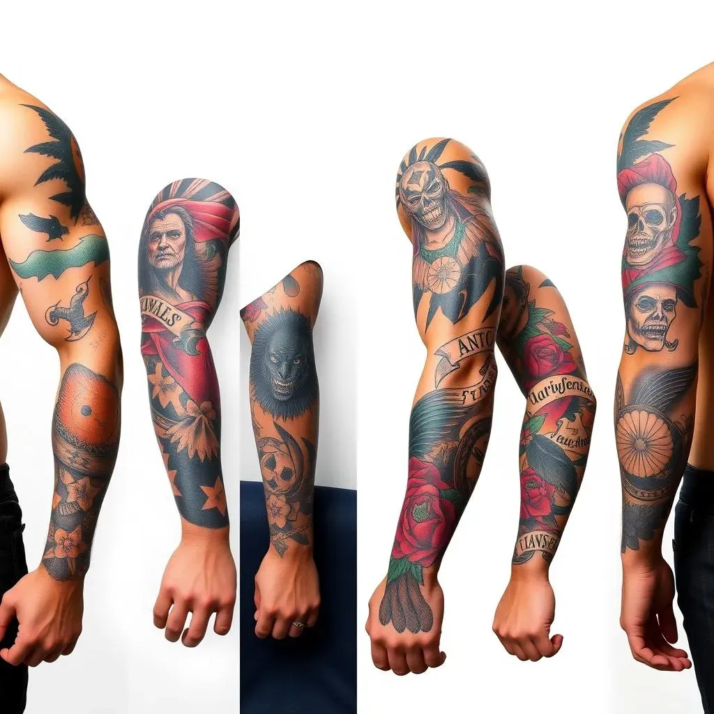 Exploring Different Styles of Color Sleeve Tattoos for Men