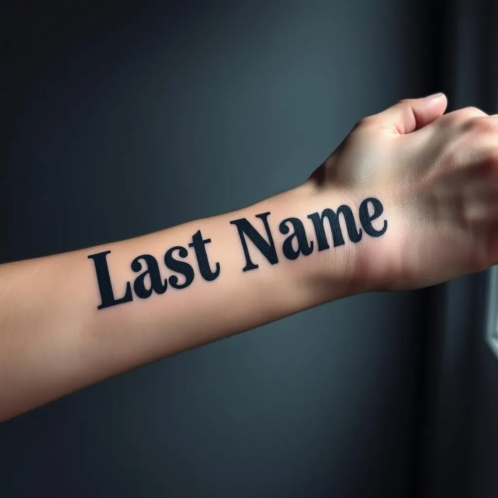 Exploring Different Styles of Last Name Tattoo Designs