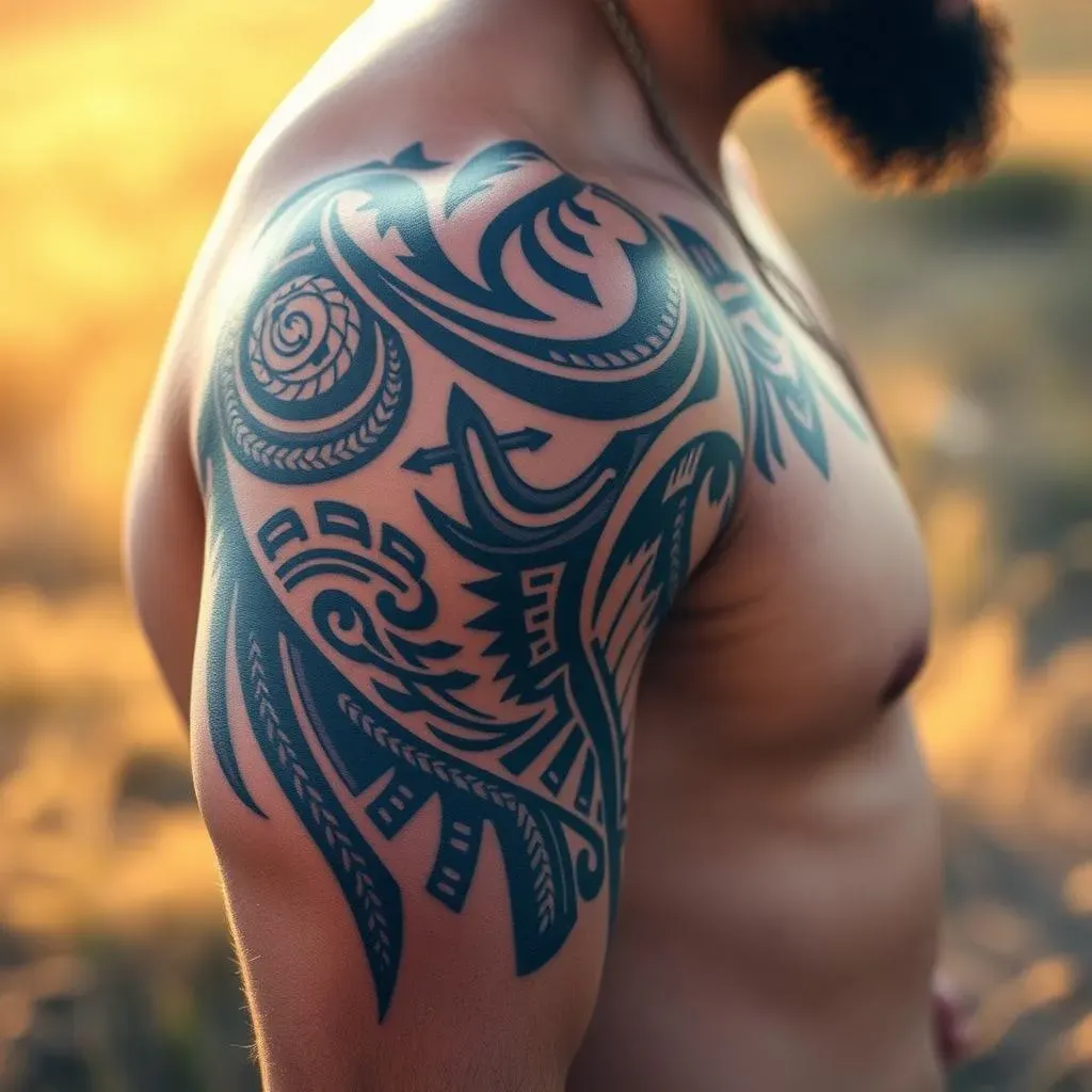 Exploring Different Tribal Styles for Men's Shoulder Tattoos