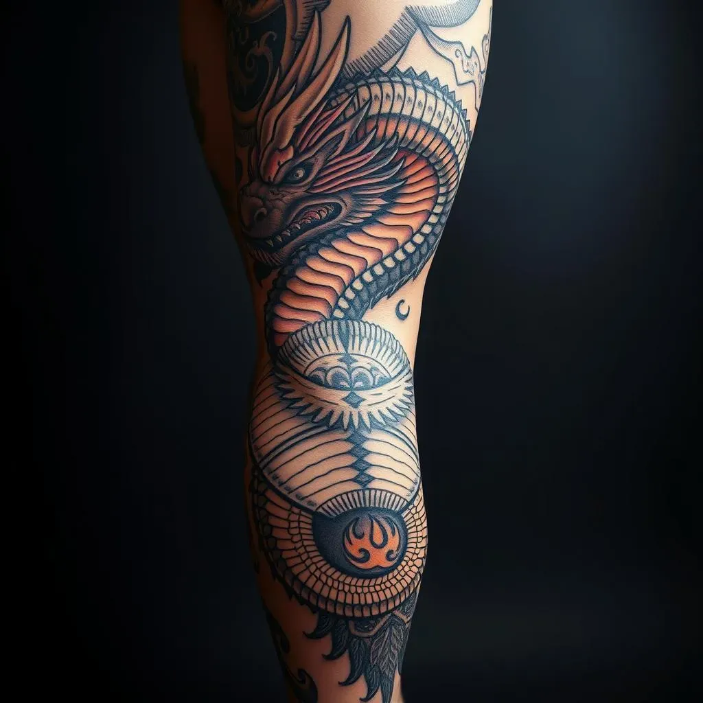 Exploring Full Leg Tattoo Ideas for Men