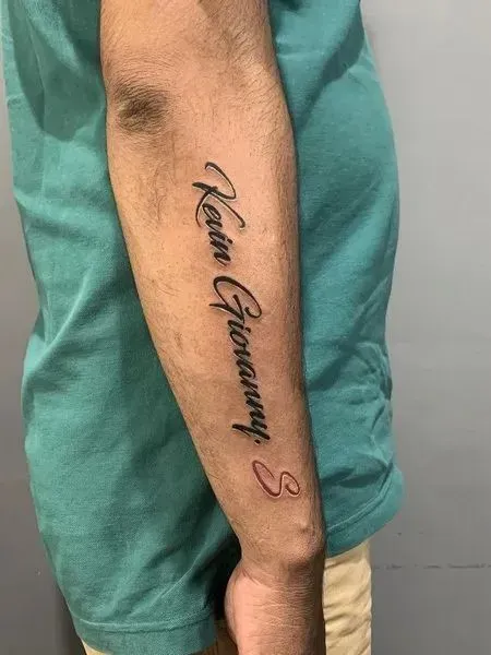 Exploring Styles and Fonts for Unique Name Tattoo Designs for Male