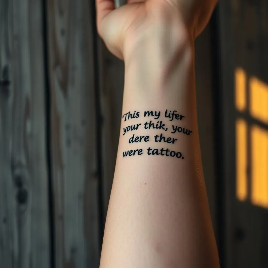 Exploring the Symbolism of Death Quote Tattoos for Men