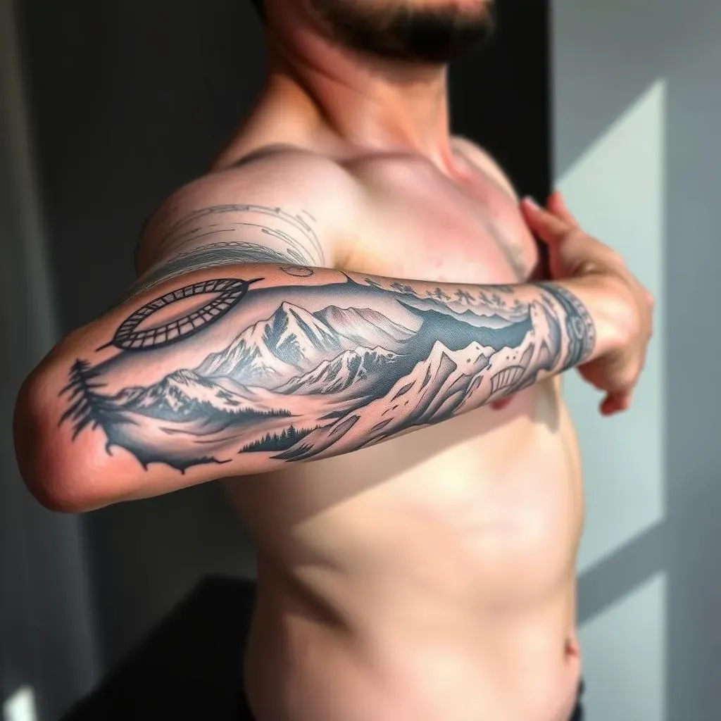 Exploring the World of Black and Grey Sleeve Tattoos for Men