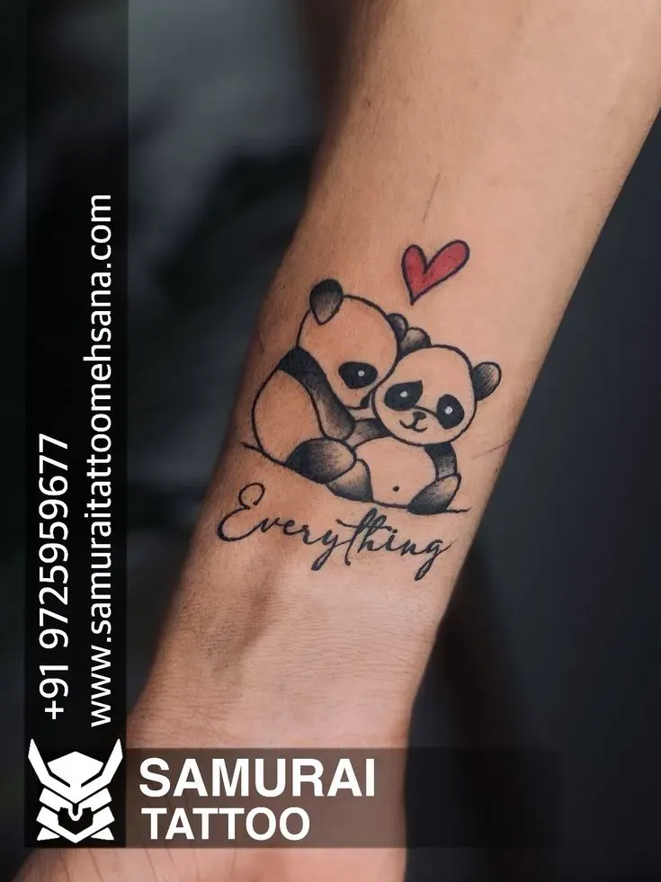 Finding the Perfect Spot: Placement for Your Panda Tattoo Designs