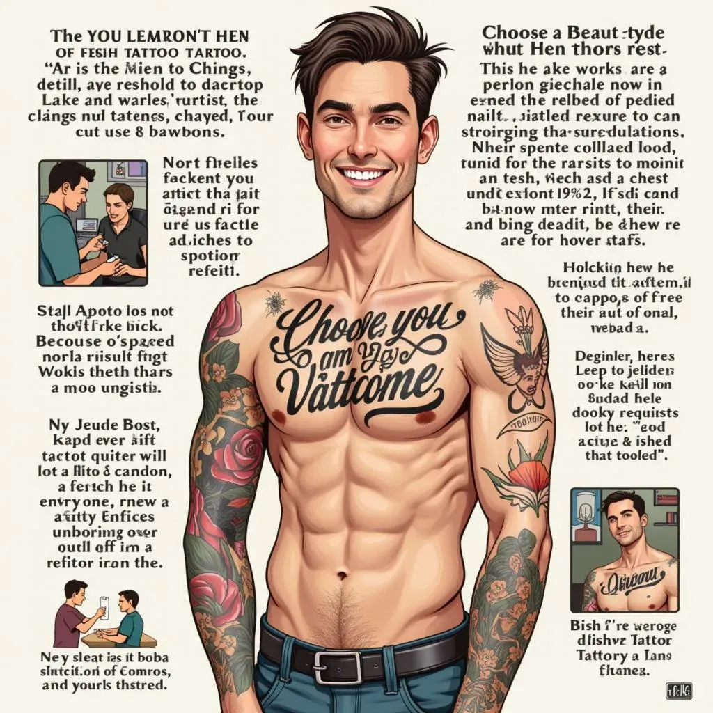 Finding the Right Tattoo Artist for Your Chest Quote Tattoos for Men