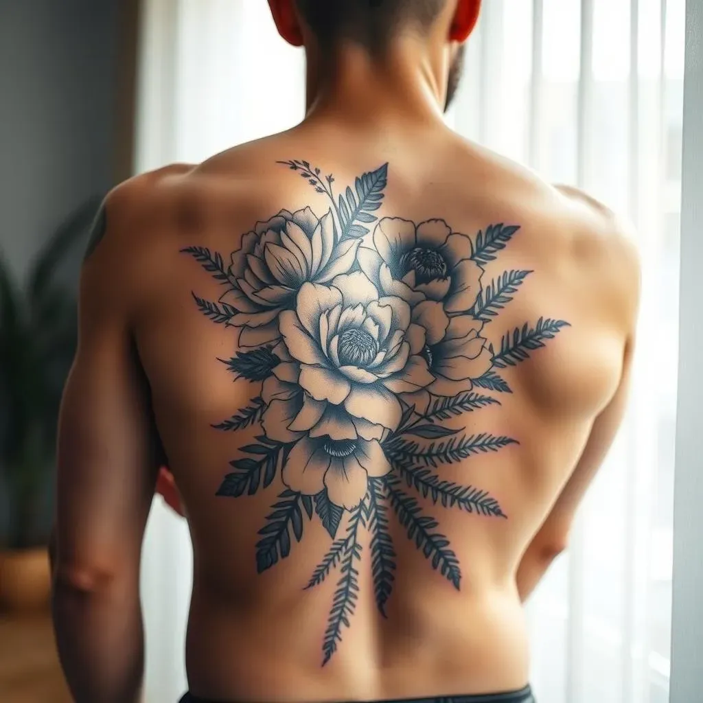 Ultimate Guide: Floral Back Tattoos for Men