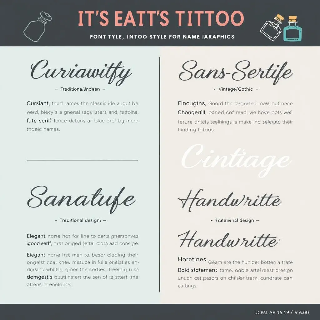 Font and Style Guide for Name Tattoos