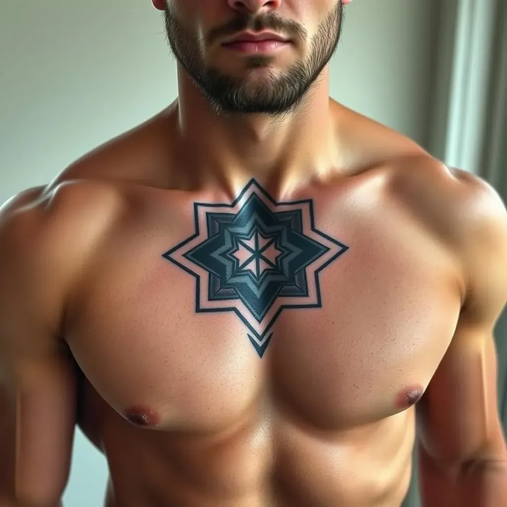 Ultimate Geometric Chest Tattoos for Men