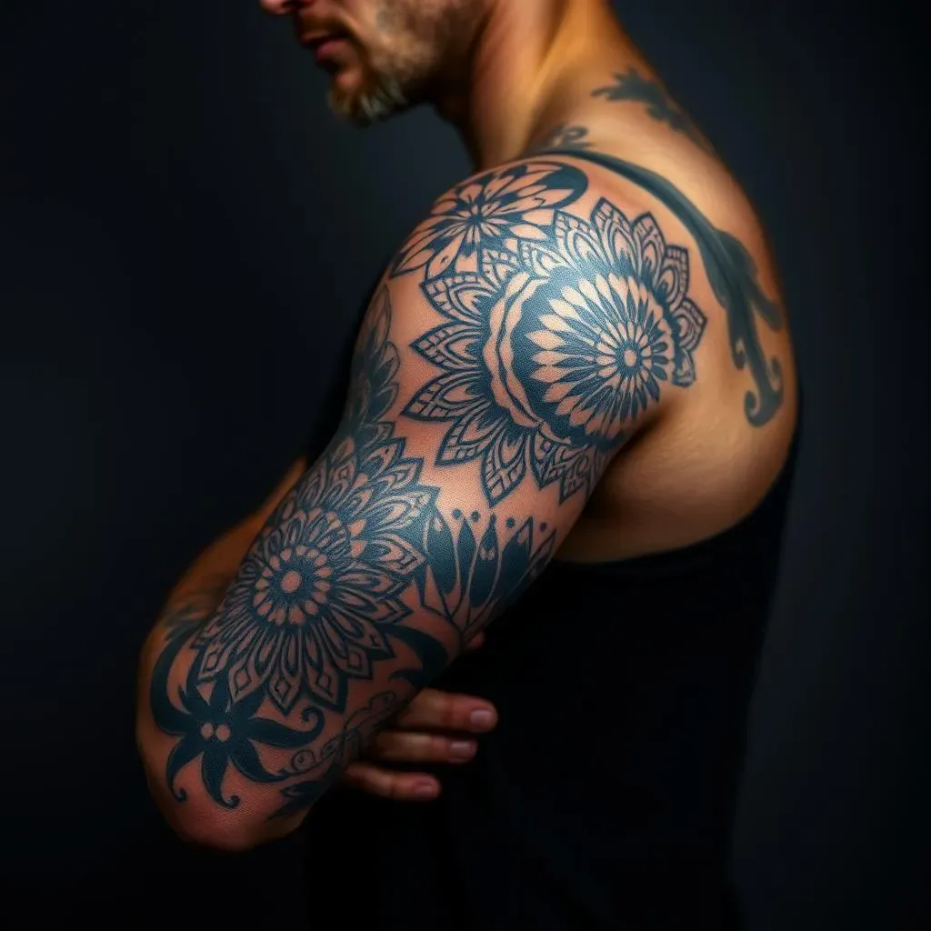 Ultimate Geometric Sleeve Tattoos for Men