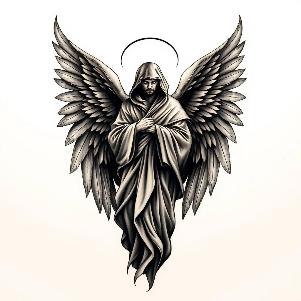 Guardian Angel Tattoo Designs for Men: Exploring Styles and Symbolism