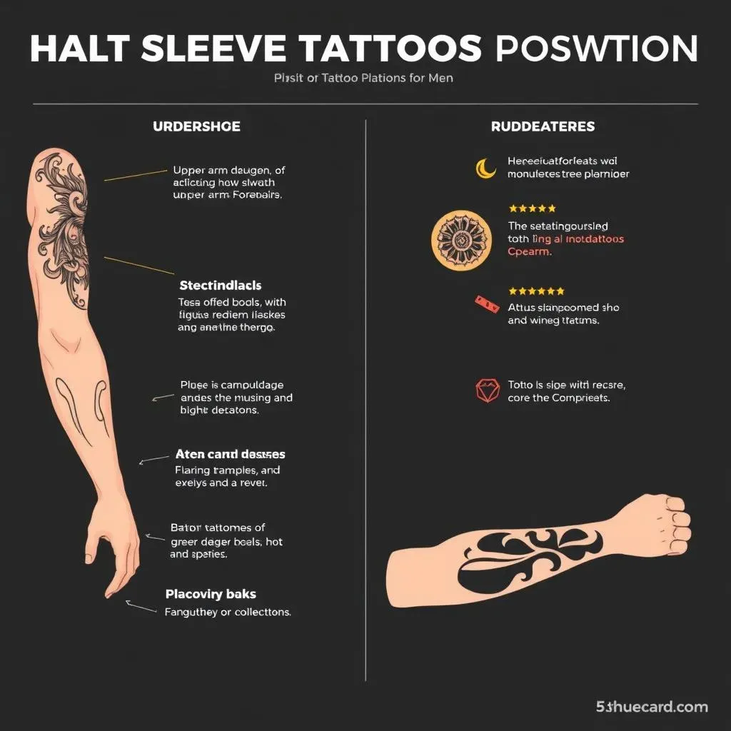 Half Sleeve Tattoo Placement & Design Considerations for Men